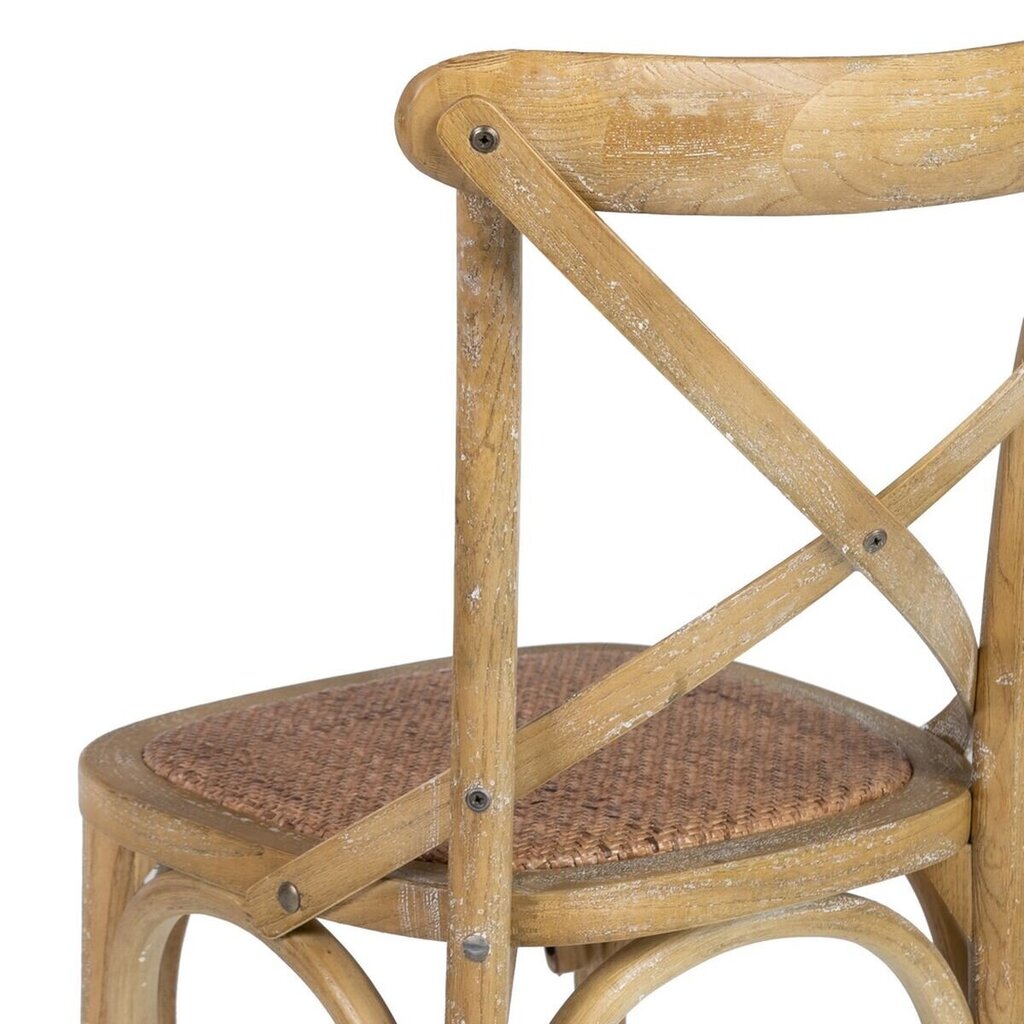 Biroja krēsls 46 x 42 x 87 cm Brūns Gobas koks cena un informācija | Virtuves un ēdamistabas krēsli | 220.lv