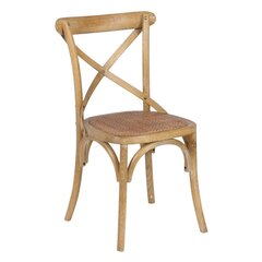 Biroja krēsls 46 x 42 x 87 cm Brūns Gobas koks cena un informācija | Virtuves un ēdamistabas krēsli | 220.lv