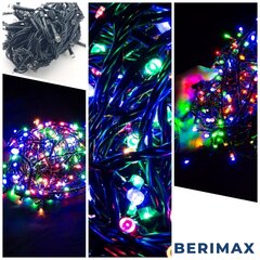 Ziemassvētku virtene Berimax 100 LED, 6,8m cena un informācija | Ziemassvētku lampiņas, LED virtenes | 220.lv