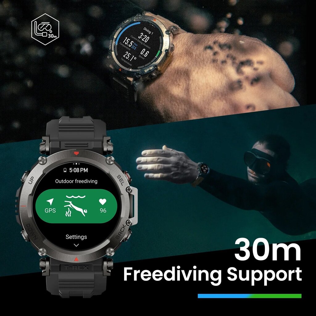 Amazfit T-Rex Ultra Sahara цена и информация | Viedpulksteņi (smartwatch) | 220.lv