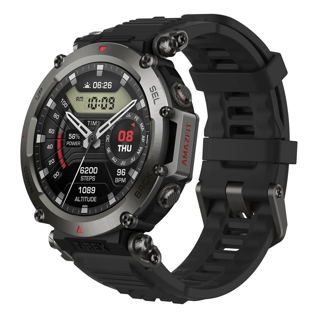 Amazfit T-Rex Ultra Abyss Black cena un informācija | Viedpulksteņi (smartwatch) | 220.lv