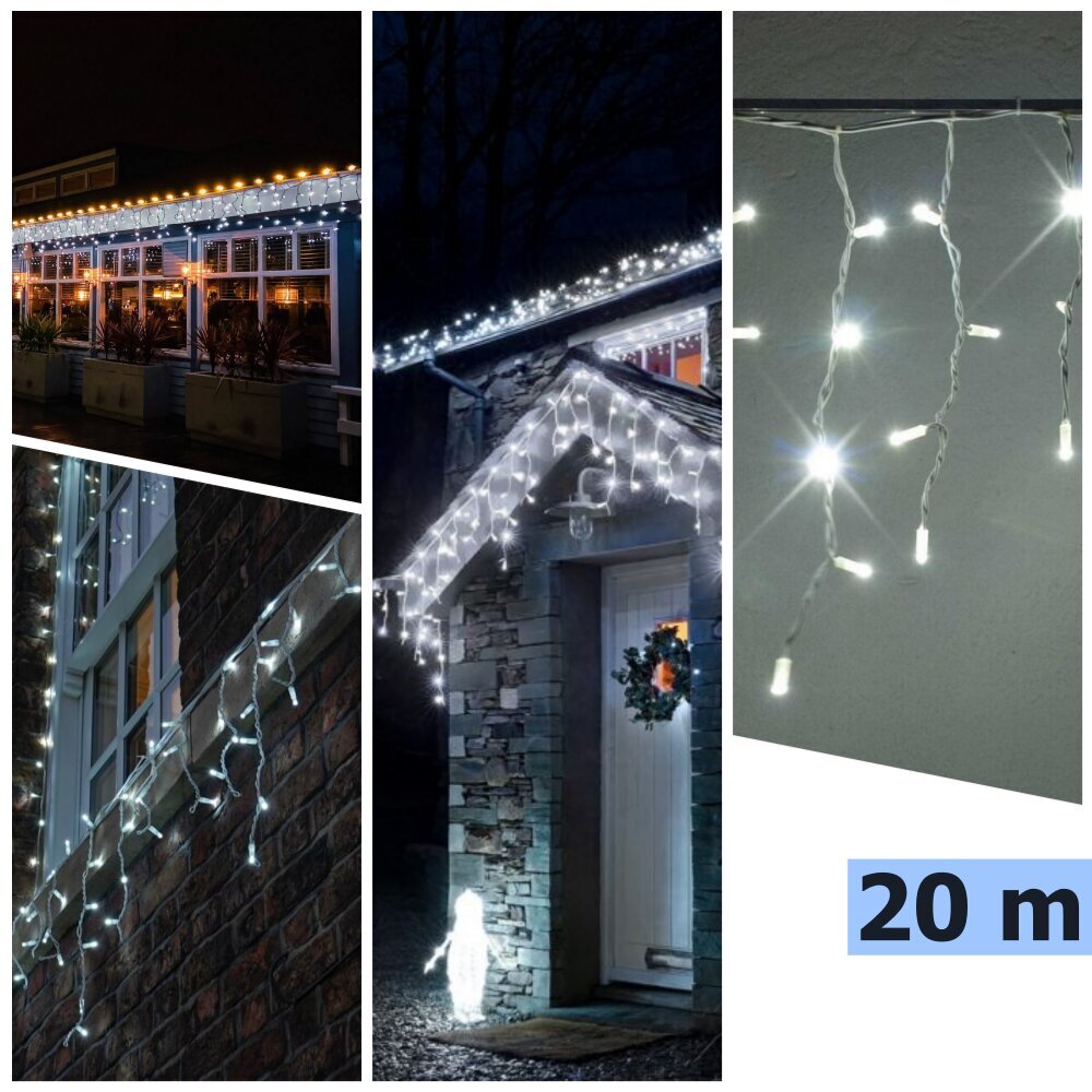 Ziemassvētku virtene Berimax, 500 LED, 20,4 m cena un informācija | Ziemassvētku lampiņas, LED virtenes | 220.lv