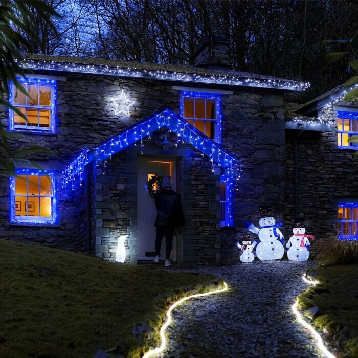 Ziemassvētku virtene Berimax 200 LED, 7,4m cena un informācija | Ziemassvētku lampiņas, LED virtenes | 220.lv