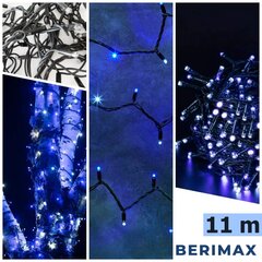 Уличная гирлянда Berimax 100 LED 10 м Вспышка, теплый белый цена и информация | Гирлянды | 220.lv