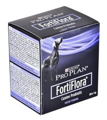 Добавка для собак в пакетиках Purina Fortiflora, 30 штук цена и информация | Витамины, пищевые добавки, анти-паразит продукты для собак | 220.lv