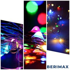 Новогодняя гирлянда Berimax 200 LED с солнышком, разные цвета цена и информация | Гирлянды | 220.lv
