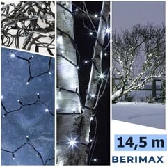 Новогодняя гирлянда Berimax 200 LED Flash, холодный белый цена и информация | Гирлянды | 220.lv