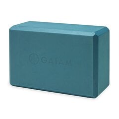 Блок для йоги Gaiam 59181, синий цена и информация | Товары для йоги | 220.lv