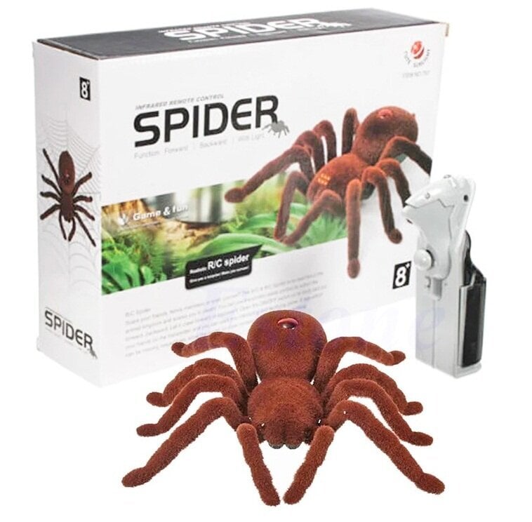 Rāpojošs zirneklis ar tālvadības pulti, brūns cena un informācija | Rotaļlietas zēniem | 220.lv