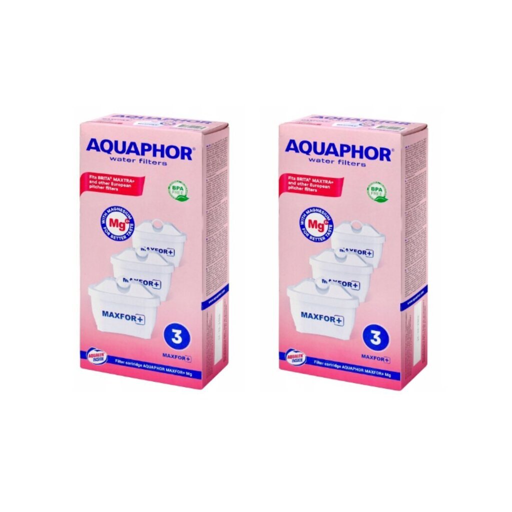 Aquaphor B25 Maxfor+ MG, 6 gab. cena un informācija | Ūdens filtri | 220.lv