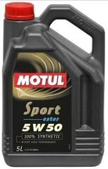Motul Sport 5W50 motoreļļa, 5L cena un informācija | Motoreļļas | 220.lv