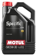 Motul Specific 2290 5W30 motoreļļa, 5L cena un informācija | Motoreļļas | 220.lv