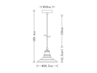 Piekaramā lampa Loret 8731 цена и информация | Настенный/подвесной светильник Eye Spot 11 BL, чёрный | 220.lv