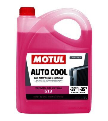 Dzesēšanas šķidrums Motul Auto Cool G13 -37°C, 5L cena un informācija | Vējstiklu un dzesēšanas šķidrumi | 220.lv