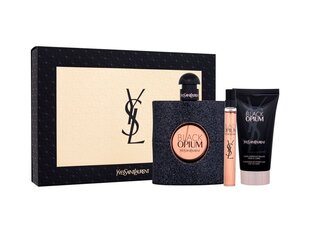 Kosmētikas komplekts Yves Saint Laurent sievietēm: parfimērijas ūdens EDP, 90 ml + parfimērijas ūdens EDP, 10 ml + ķermeņa losjons, 50 ml cena un informācija | Ķermeņa krēmi, losjoni | 220.lv