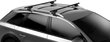 Jumta bagāžnieka komplekts Thule SmartRack XT SquareBar, 135 cm cena un informācija | Jumta šķērsstieņi | 220.lv