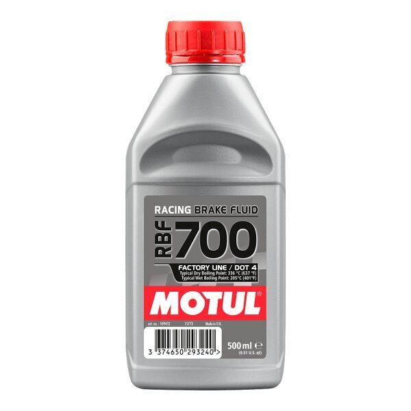 Bremžu šķidrums Motul RBF700 DOT 4, 500 ml cena un informācija | Eļļas citām autodaļām | 220.lv