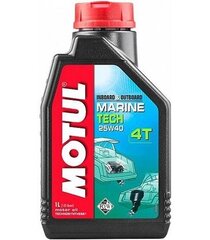 Eļļa Motul Marine Tech 4T 25W-40, 1L цена и информация | Мото масла | 220.lv