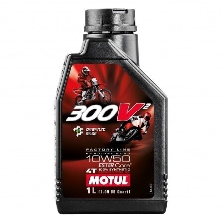 Eļļa Motul 300V² 4T 10W50 Factory Line, 1L цена и информация | Moto eļļas | 220.lv