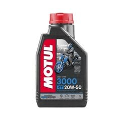 Масло MOTUL 3000 4T 20W50 1л (107318) цена и информация | Мото масла | 220.lv