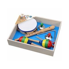 Koka Mūzikas Instrumentu Komplekts “Blūzs” cena un informācija | Attīstošās rotaļlietas | 220.lv