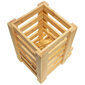 Koka kaste dārzeņu uzglabāšanai, 30x37x51 cm cena un informācija | Veļas grozi un mantu uzglabāšanas kastes | 220.lv