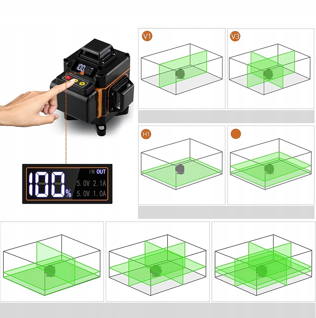 Laser Bigstren 18763, 1 gab. cena un informācija | Rokas instrumenti | 220.lv