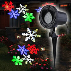 Влагозащищенный лазерный проектор для сада и помещений / IP65 / 12 Вт / RGB цена и информация | Праздничные декорации | 220.lv