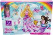 Adventes kalendārs Barbie Dreamtopia/Styling Head Barbie цена и информация | Rotaļlietas meitenēm | 220.lv