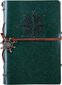 Retro stila dienasgrāmata, zaļa, A6 cena un informācija | Burtnīcas un papīra preces | 220.lv