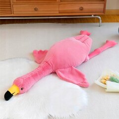 Plīša rotaļlieta HappyJoe rozā flamingo, 80 cm cena un informācija | Mīkstās (plīša) rotaļlietas | 220.lv