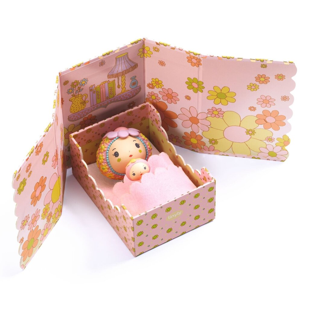 Leļļu figūriņas Djeco Tinyly DJ06963, rozā, 7 x 9.5 x 4.5 cm цена и информация | Rotaļlietas meitenēm | 220.lv