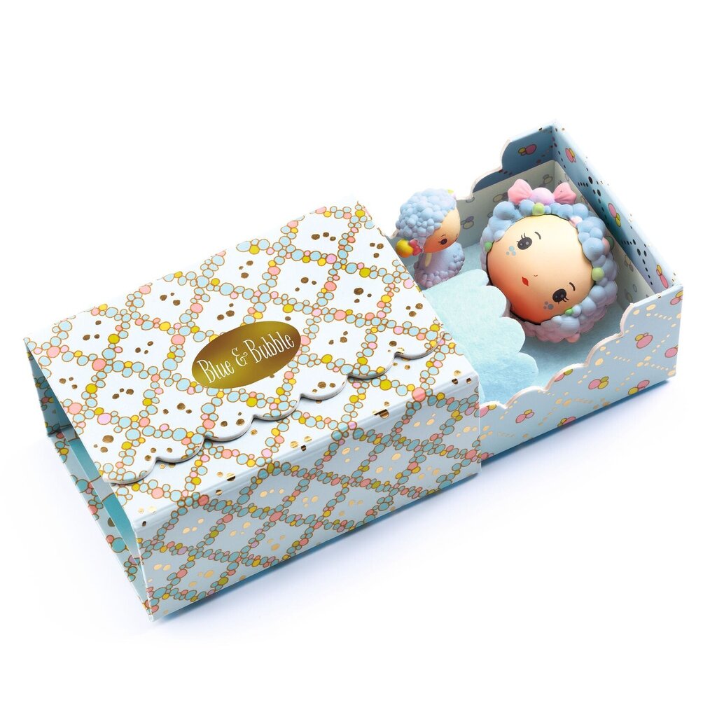 Mazā guļamistaba ar figūriņām Djeco Tinyly DJ06964, zils, 7 x 9.5 x 4.5 cm цена и информация | Rotaļlietas meitenēm | 220.lv