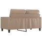 Divvietīgs dīvāns vidaXL, 120 cm, brūns cena un informācija | Dīvāni | 220.lv