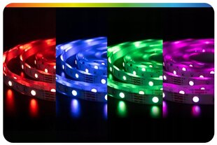 LED lente RGB 5050 12V DC, 15 m, daudzkrāsaina cena un informācija | LED lentes | 220.lv