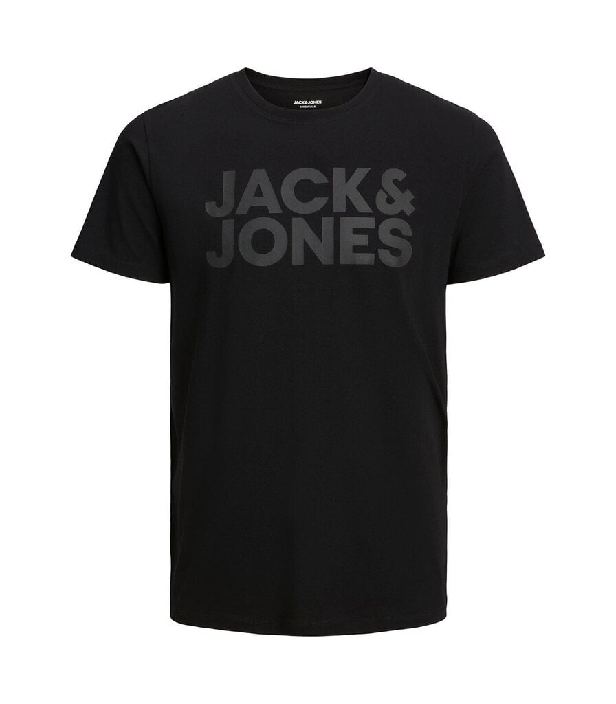T-krekls vīriešiem Jack & Jones 12151955*01, 5715424111823, melns cena un informācija | Vīriešu T-krekli | 220.lv