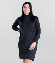 Женское трикотажное платье Hailys LORENA KL*03, тёмно-серое, 4067218629726 цена и информация | Платья | 220.lv