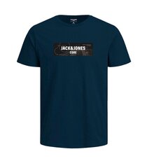 Jack & Jones мужская футболка 12246995*02, тёмно-синий 5715506331781 цена и информация | Мужские футболки | 220.lv