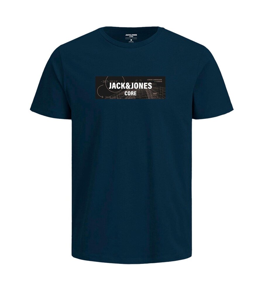 T-krekls vīriešiem Jack & Jones 12246995*02, 5715506331781, zils cena un informācija | Vīriešu T-krekli | 220.lv