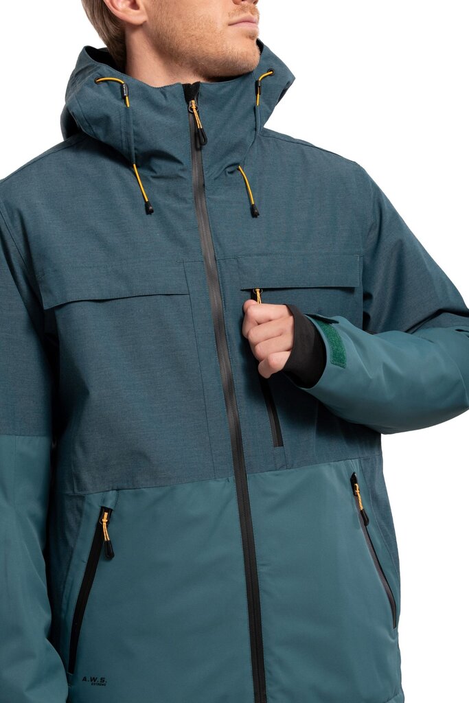 Icepeak jaka vīriešiem Castres 56224-4*530, 6438549436136, zaļa cena un informācija | Vīriešu slēpošanas apģērbs | 220.lv