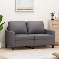 Divvietīgs dīvāns vidaXL, 120 cm, pelēks cena un informācija | Dīvāni | 220.lv