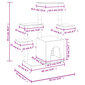 vidaXL kaķu māja ar sizala stabiem nagu asināšanai, 97,5 cm, bēša cena un informācija | Kaķu mājas, nagu asināmie | 220.lv