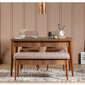 Krēsls Asir, 110x48x40cm, brūns/rozā krāsā cena un informācija | Sēžammaisi, pufi | 220.lv