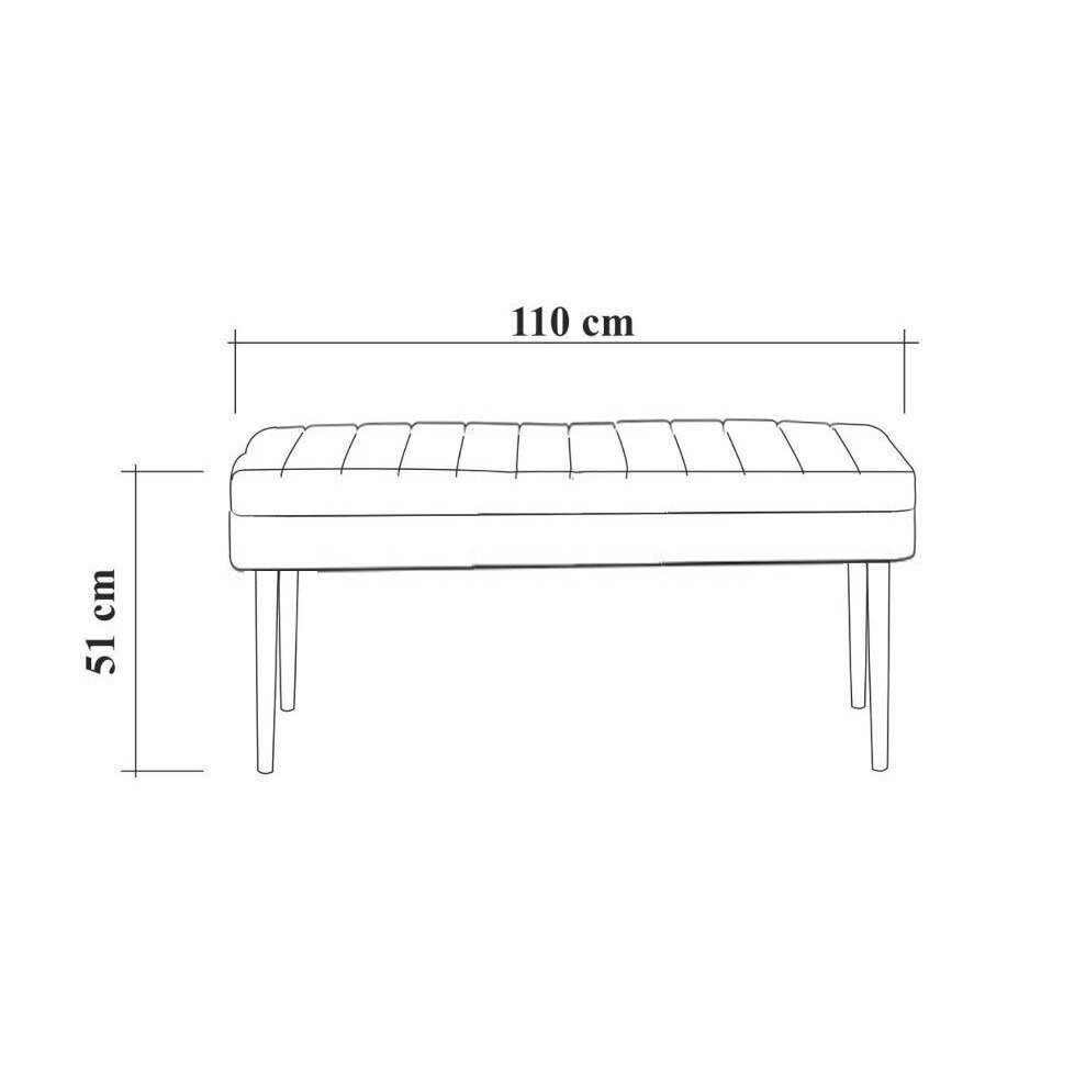 Krēsls Asir, 110x48x40cm, balta/rozā krāsā cena un informācija | Sēžammaisi, pufi | 220.lv