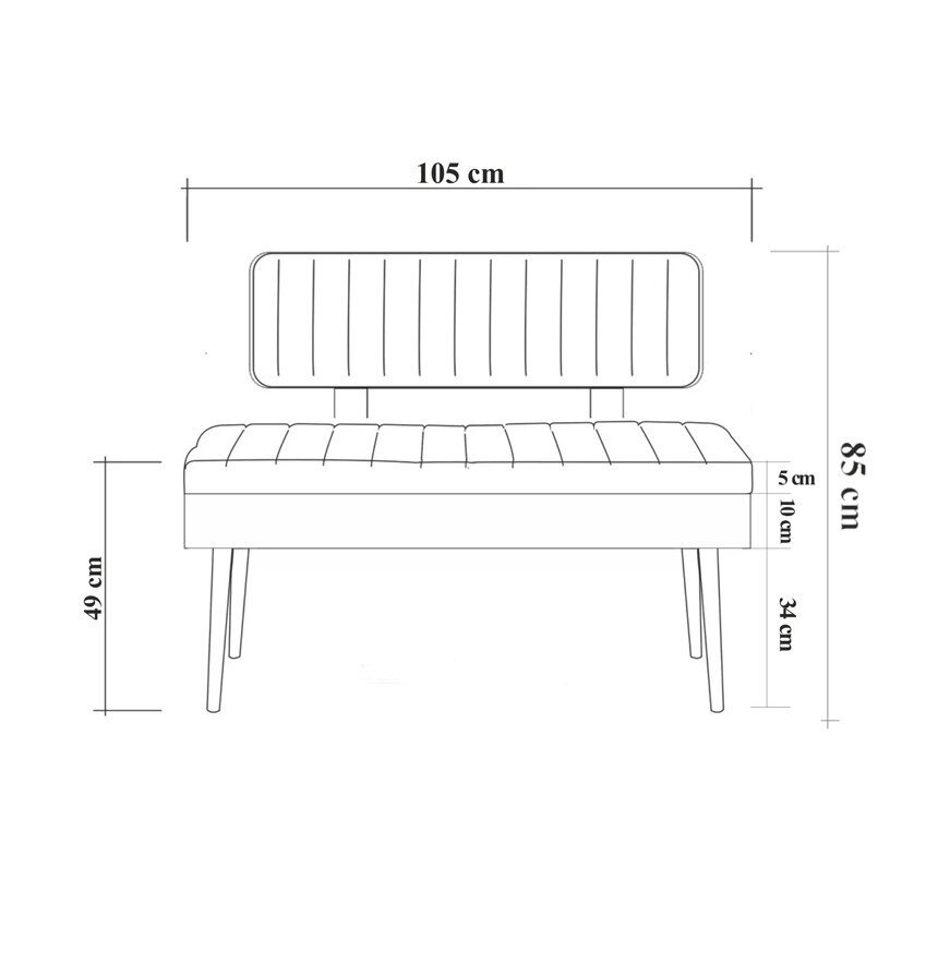 Krēsls Asir, 110x85x36cm, pelēks/balts cena un informācija | Sēžammaisi, pufi | 220.lv