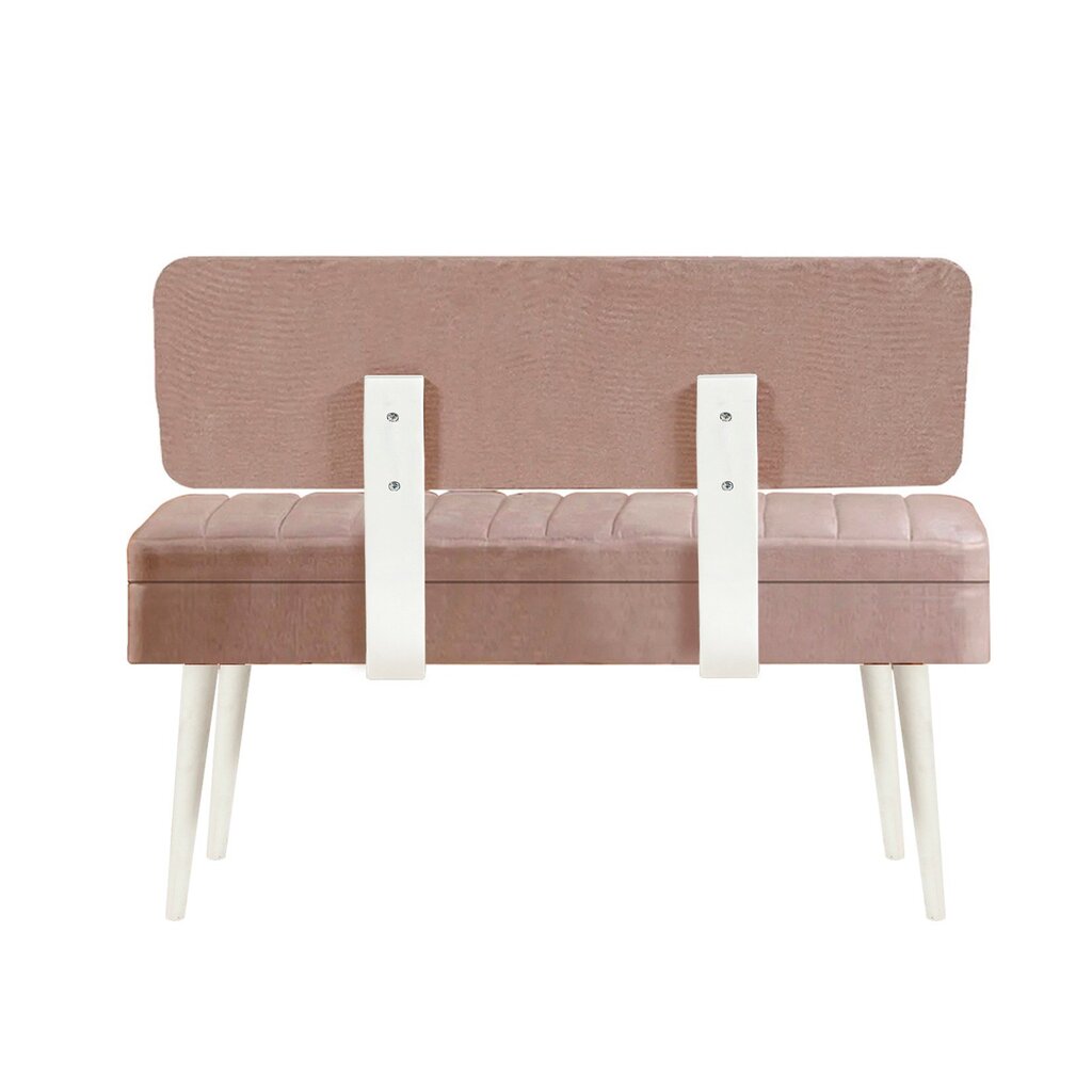 Krēsls Asir, 110x85x36cm, rozā/balts cena un informācija | Sēžammaisi, pufi | 220.lv