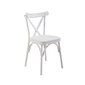 Krēsls Asir, 46x87x48cm, balts цена и информация | Virtuves un ēdamistabas krēsli | 220.lv