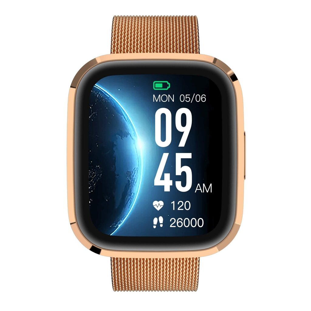 Garett GRC Style Gold Steel cena un informācija | Viedpulksteņi (smartwatch) | 220.lv