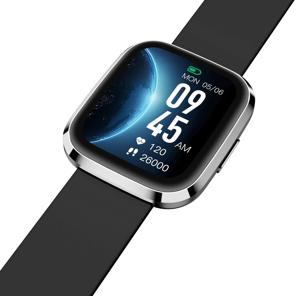 Garett GRC Style Silver/Black cena un informācija | Viedpulksteņi (smartwatch) | 220.lv