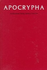 KJV Apocrypha Text Edition, KJ530:A, Authorized King James Version цена и информация | Духовная литература | 220.lv